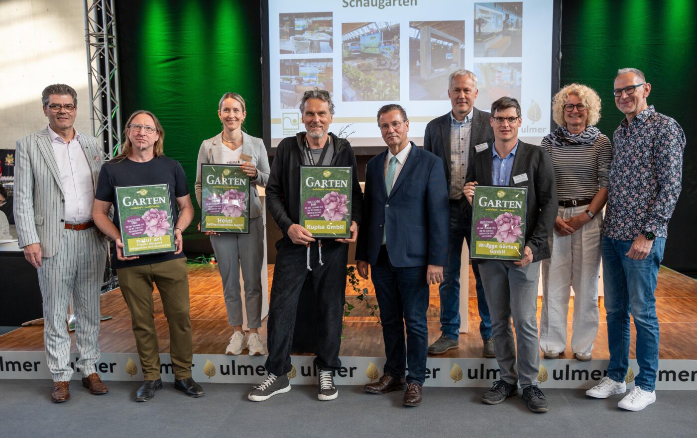 Ehrung der Schaugartenbetriebe